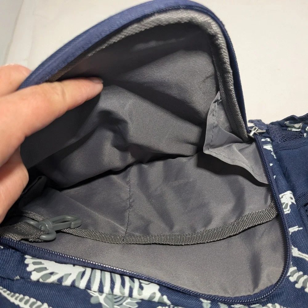 Pottery Barn Kids Navy Blue Dinosaur Skeleton Backpack